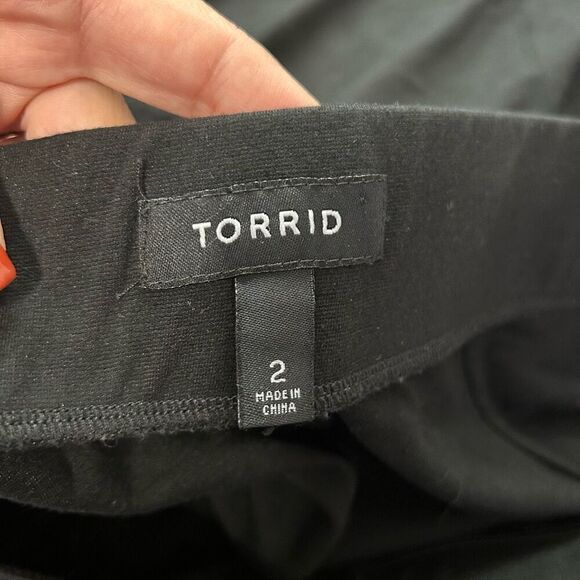 Torrid Women’s Gold Sequin‎ Black Pull On Pencil Skirt Disco Size 2 X - Picture 5 of 10